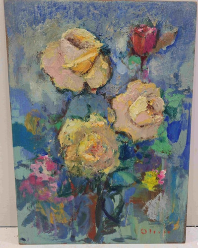 Tableau ancien huile - huile, nature