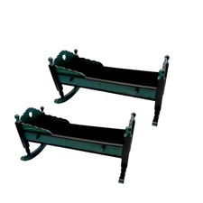 2x Berceau pour Poupée en