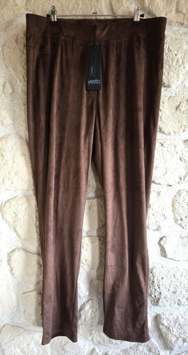 Pantalon marron foncé toucher