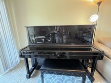 1987 Yamaha U1 Professional Upright Piano 48" Polished Ebony