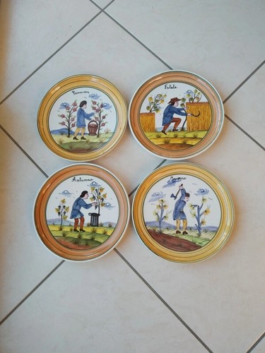 Lot assiettes vintage - de,