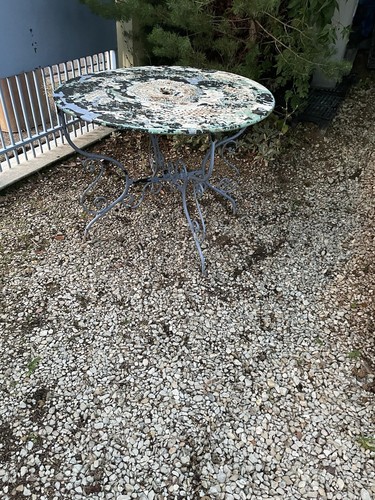 Ancienne table jardin - table,