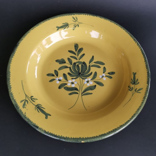 Grande assiette faïence de - en,