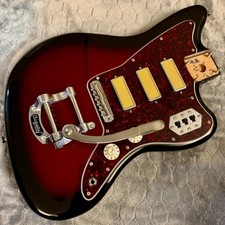 2023 Fender Gold Foil Jazzmaster Mahogany Candy Apple Burst LOADED Body Bigsby