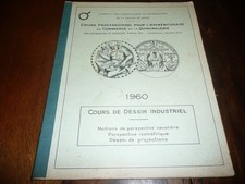 COURS POUR L'APPRENTISSAGE COMMERCE DE QUINCAILLERIE DESSIN INDUSTRIEL 1960