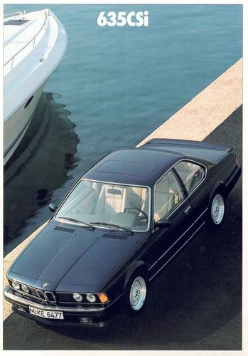 Catalogue brochure bmw 635 - bmw, csi