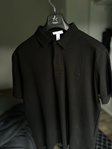 Lacoste polo homme noir uni - homme,