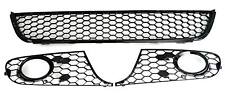 Calandre Grille Noir Brillant + Prise D'air Antibrouillards Pour VW Golf 6 09-13