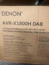 OPEN BOX Denon AVR-X1800H 7.2 ch 8K AVR- EU model