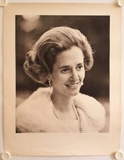 Royal portrait poster QUEEN FABIOLA of BELGIUM Ann. '70