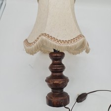 Rustic wooden lampshade antique