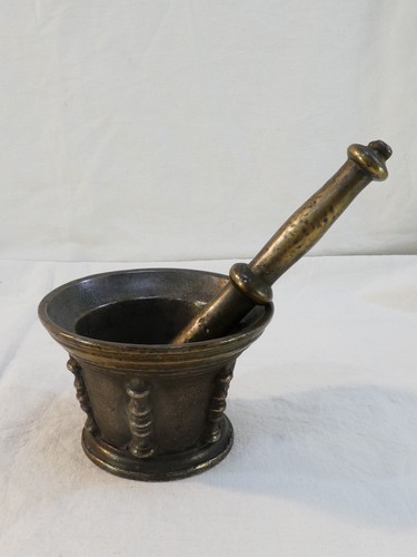 Ancien mortier pilon en - pilon,