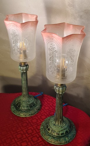 Paire lampe callice - callice, regule