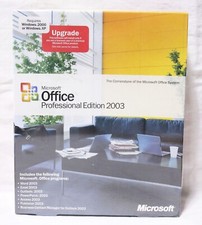 Microsoft Office Professional Edition 2003 UPGRADE - big box - sealed