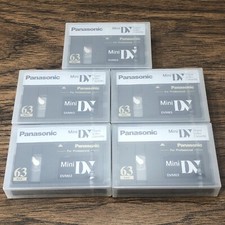 5-Pack Panasonic Professional AY-DVM63EB Mini DV Digital Video Cassettes 63 ME