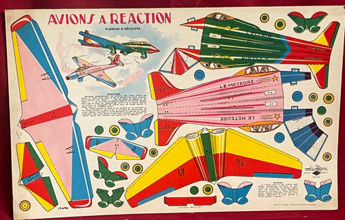 Avion réaction planche - réaction,