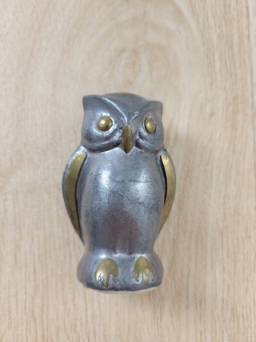 Figurine chouette hibou métal
