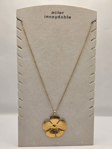 Collier pendentif fleur - pendentif,