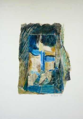 Composition abstraite visage - composition,