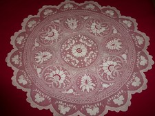 NAPPERON ANCIEN TULLE ET