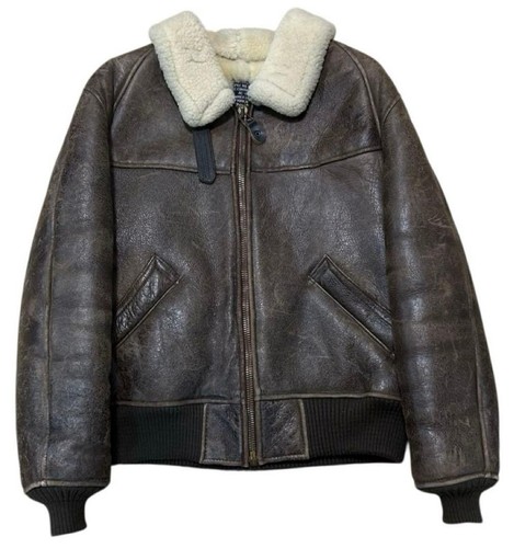 Avirex veste blouson cuir - blouson,
