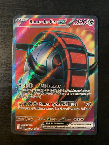 Carte pokémon roue fer - roue-de-fer, ex