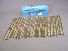 LQ1333 MARKLIN 5106 Train Ho 1/87 1:87 Boite 10 rails droits avec ballast