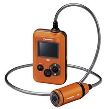 Panasonic HX-A500-D Wearable Action Camera Orange Used Good Condition