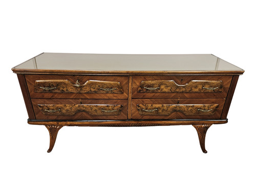 Commode mid century noyer - century, |