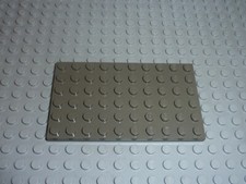 LEGO Plaque OldDkgray 6x10 ref