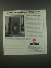 1991 Tulikivi Natural Stone Fireplaces Ad - A new generation of fireplaces