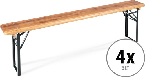 Banc bois pliant léger - 4x,