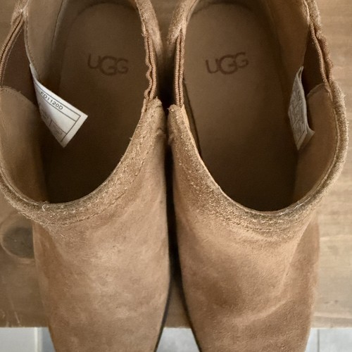 Bottine daim camel ugg - bottine,