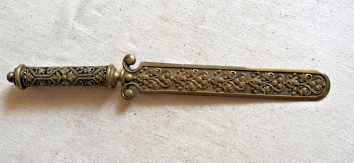 Coupe papier bronze henri - papier,