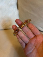 louis vuitton Transparent  bangle. ONLY ONE BANGLE IS FOR THE INDICATED PRICE. 