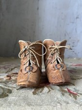 Antique Twin Doll Boots Socks