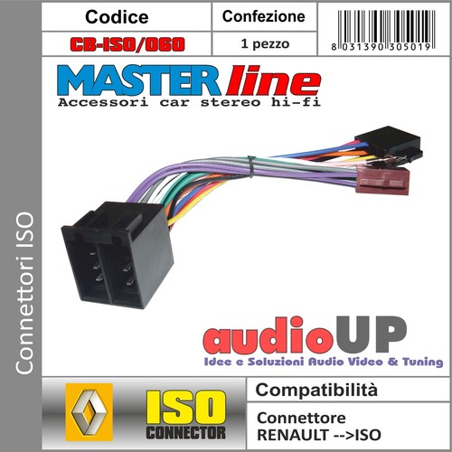Connecteur iso autoradio pour - iso,