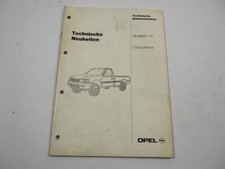 Opel Campo Brava Vehicle Technology 1997 Technical Innovations Workshop Manual