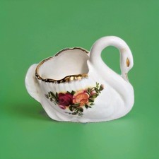 cygne en porcelaine royal