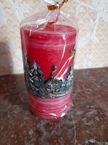 Bougie déco noël - bougie,