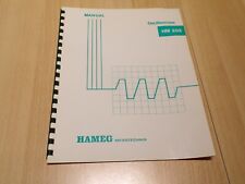 Manuel " Oscilloscope HM 203 hameg messtechnik "