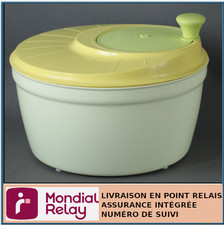 ESSOREUSE À SALADE EN PLASTIQUE MOULINEX - DIAMÈTRE :  26 cm - VINTAGE