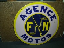 RARISSIME PLAQUE EMAILLEE FN