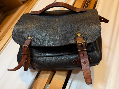 Sac postier bleu chauffe - bleu,