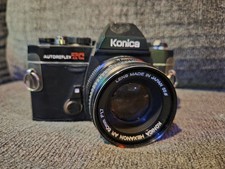 Konica AutoReflex TC 35mm SLR Film Camera with 50 mm lens kit