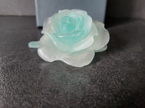 Presse papier fleur rose - presse,