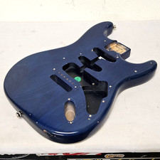 Fender USA Highway One Strat BODY Blue Alder Satin Nitro Electric Guitar Relic?