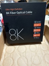 DGHUMEN 8K 60Hz Fiber Optical HDMI Cable Ultra High Definition 20 M 65 ft NEW