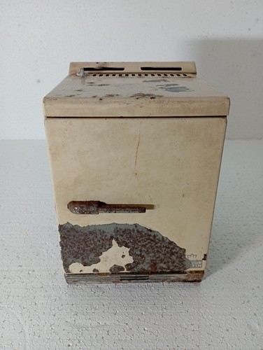 Ancien frigo jouet en - ancien, tôle