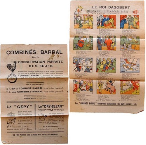 Roi dagobert publicité - le,